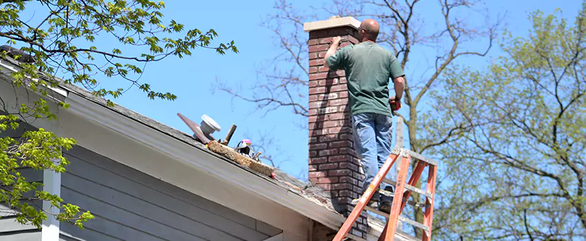 Vinyl and PVC Chimney Flashing Installation in Grayslake, IL